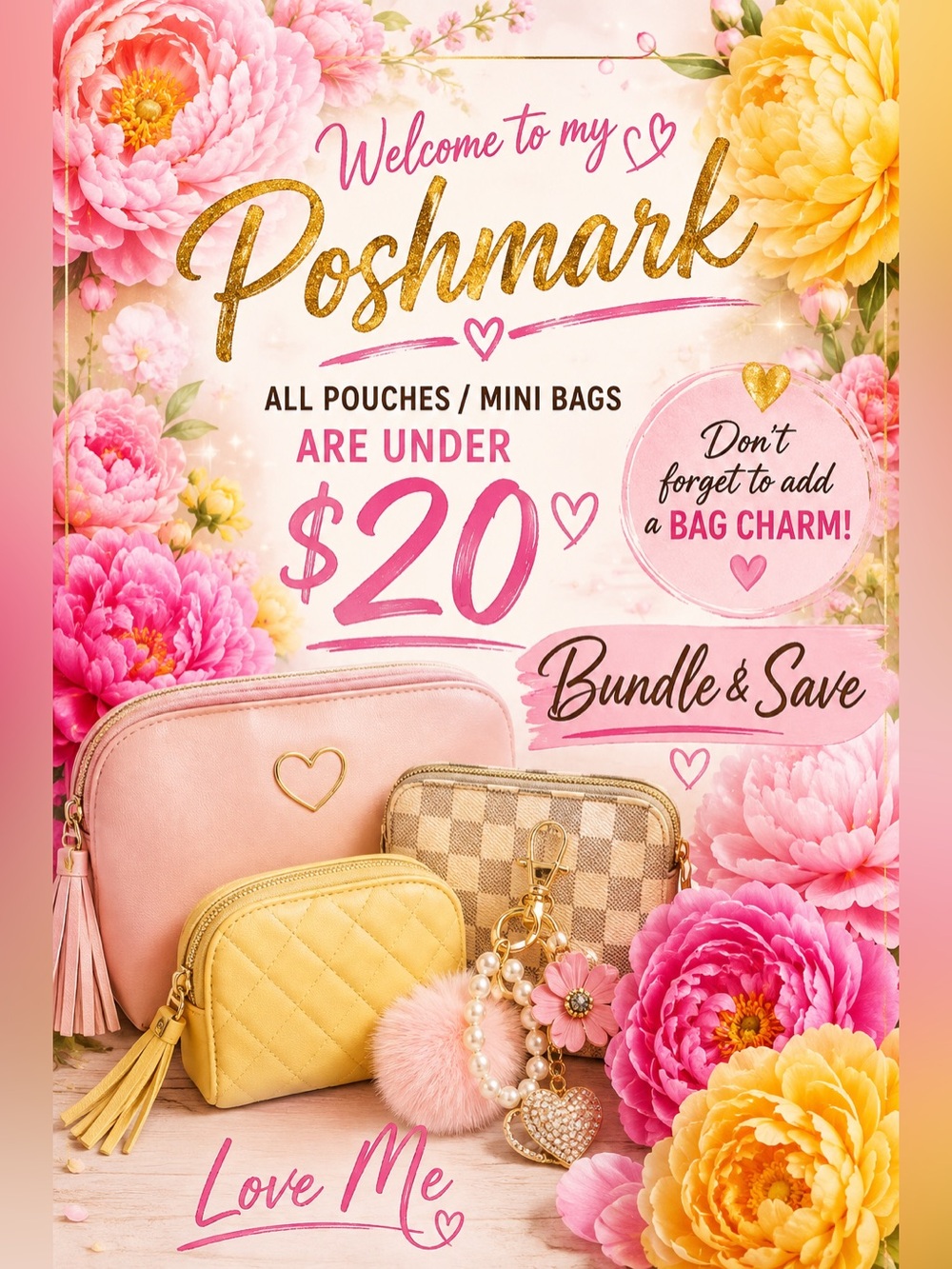 Pink and Yellow Mini Bag Duo — Chic Everyday Mini Pouches